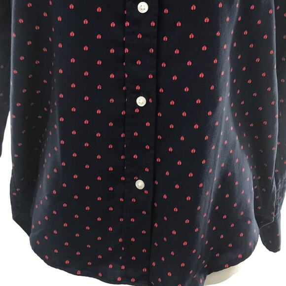 Grayson Anthropologie The Hero Ladybug Print Button Down Shirt - Picture 6 of 12